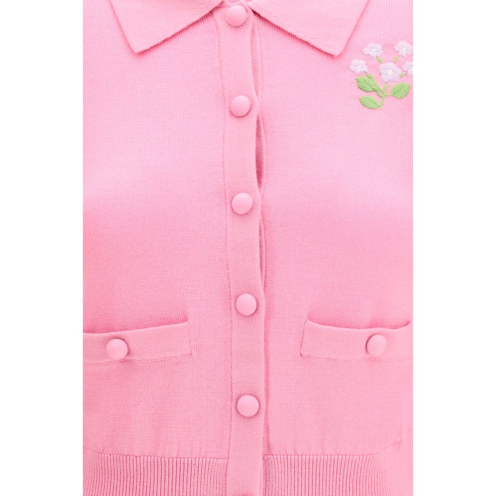 Cardigan Self-Portrait en laine multicolore Oves Aries