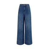 Self-Portrait Jean en lyocell bleu Denim