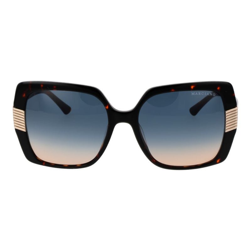 Lunettes de soleil Marciano by Guess en acétate marron