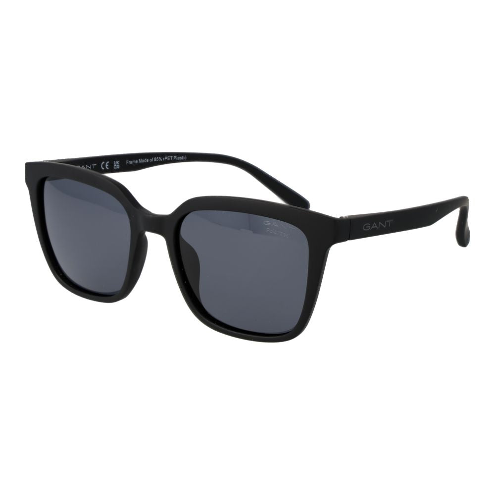 Gant Black Stainless Steel Sunglasses - Unisex Polarized Eyewear