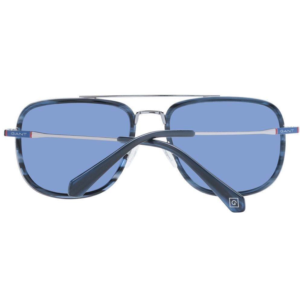 Gant Blue Metal Sunglasses - Stylish Aviator Design