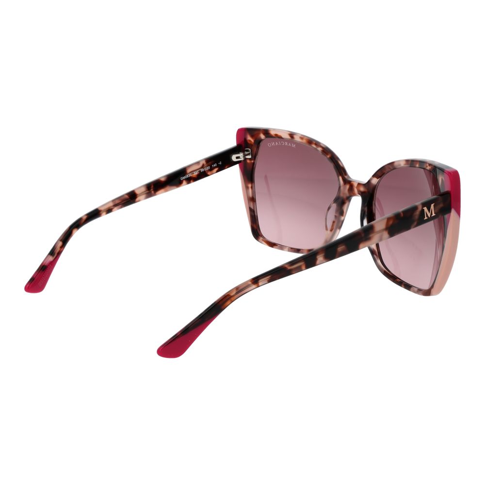 Marciano by Guess Brown Acetate Sunglasses for Women