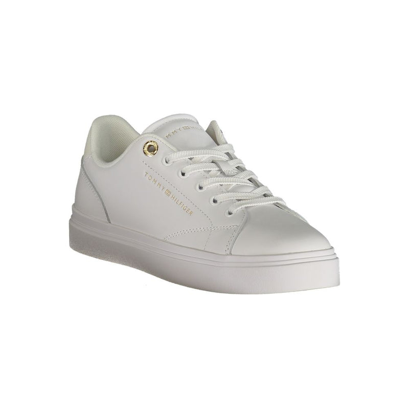 Tommy Hilfiger Baskets blanches en polyuréthane pour femme