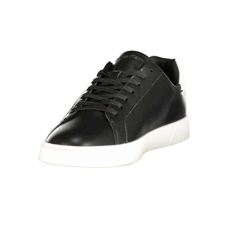 Baskets noires en polyuréthane pour femme Calvin Klein