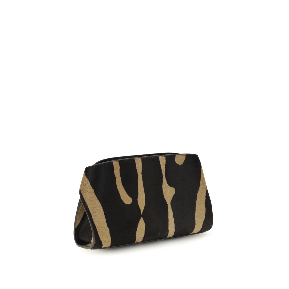 Ferragamo Mini Hug Brown Hair Shoulder Bag