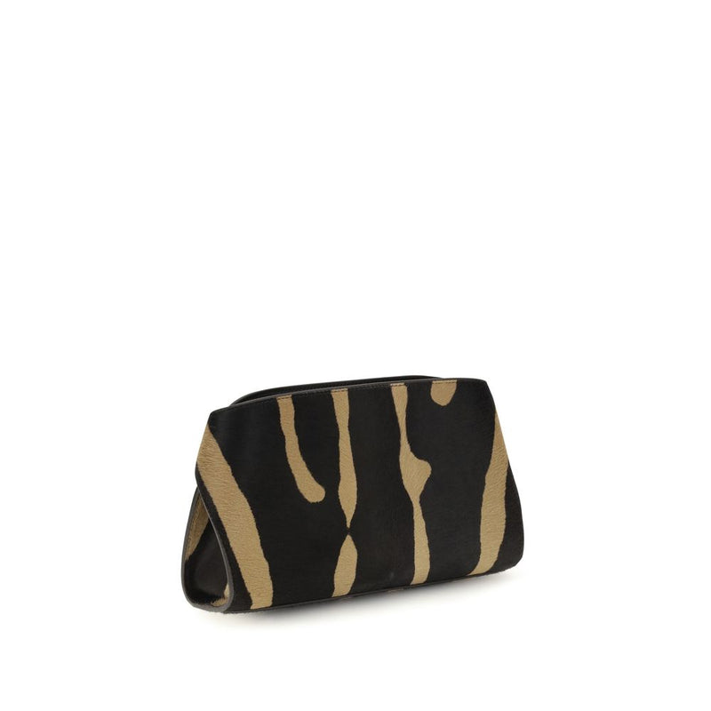 Ferragamo Mini Hug Brown Hair Shoulder Bag