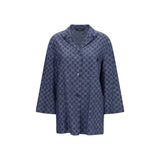 Veste longue Gucci en coton bleu