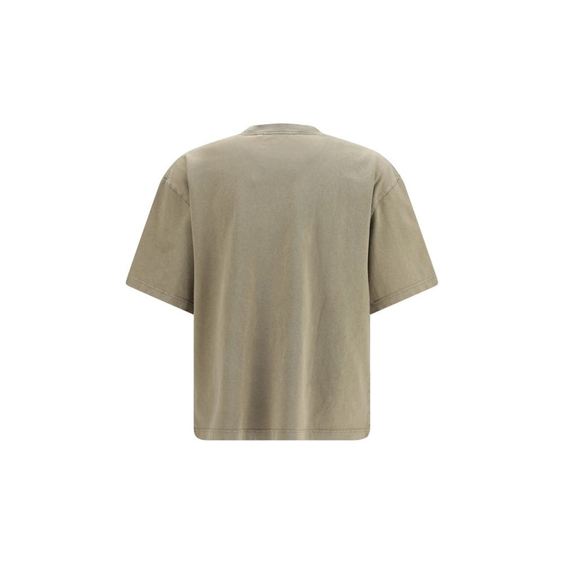 Axel Arigato Bicolor Cotton T-Shirt - Olive Green