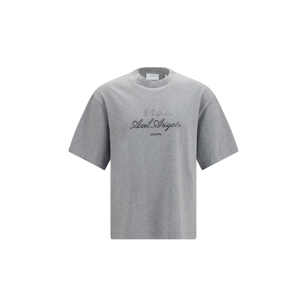 Axel Arigato Ldn Sky Gray Cotton T-Shirt for Men