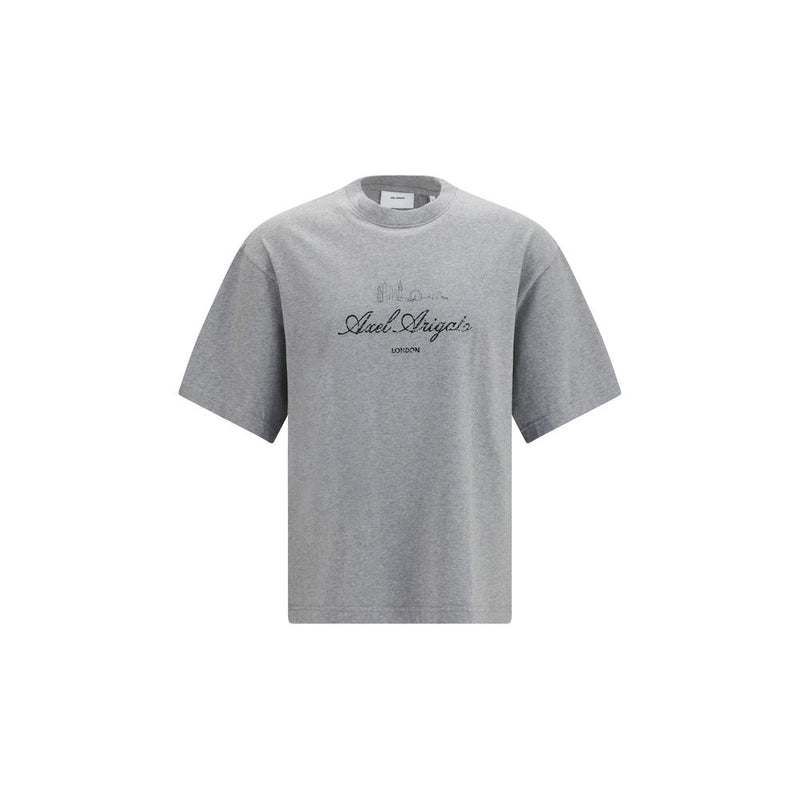 Axel Arigato Ldn Sky Gray Cotton T-Shirt for Men