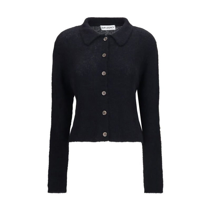 Our Legacy Black Alpaca Vicugna Pacos Cardigan