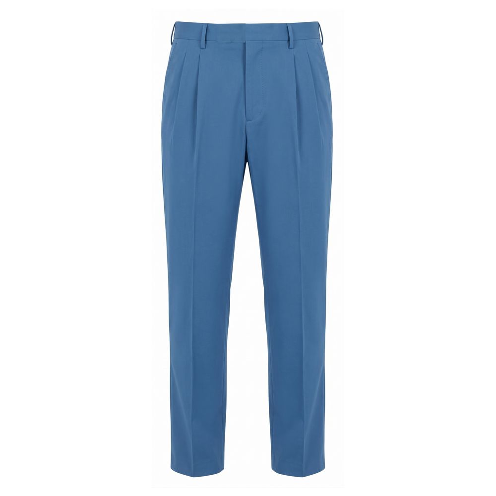 Malo Blue Cotton Men's Pants - Elegant & Comfortable