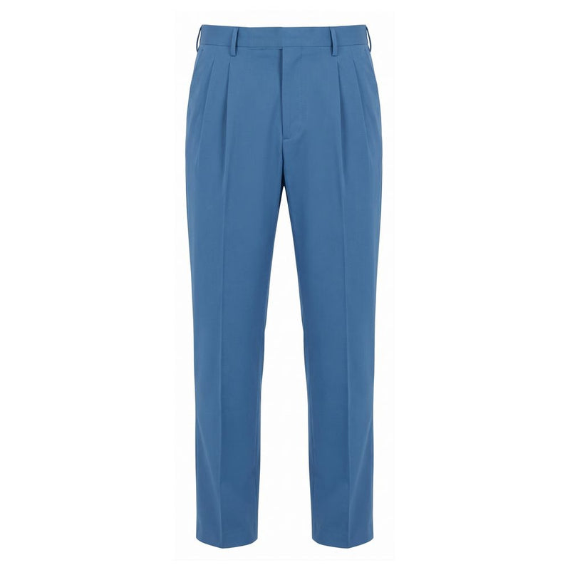 Malo Blue Cotton Men's Pants - Elegant & Comfortable