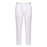 Pantalon Malo blanc en coton pour homme