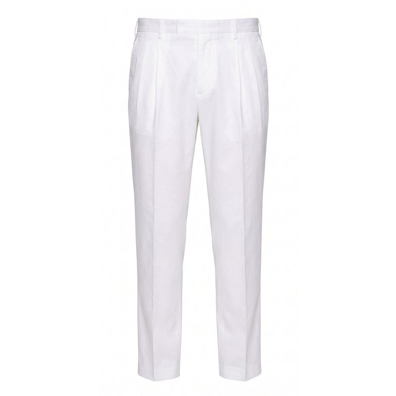 Pantalon Malo blanc en coton pour homme