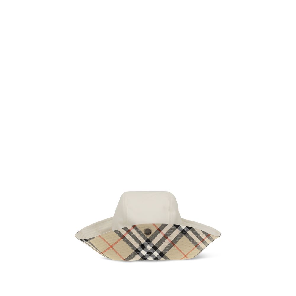 Bob en coton blanc Burberry