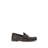 Mocassins Gucci Bos Taurus en cuir de veau marron