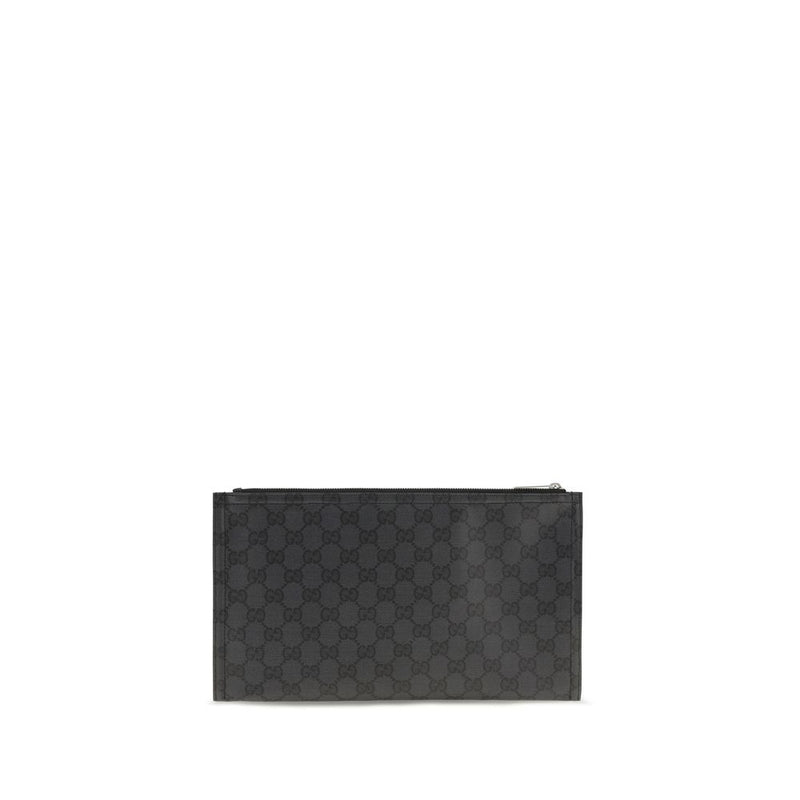 Gucci Essence Classic Black Fabric Clutch Bag