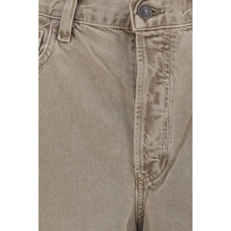 Agolde Pantalon Décontracté en Coton Marron