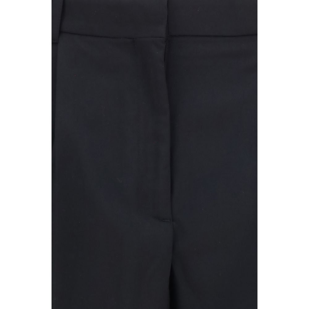 Pantalon évasé noir en laine Oves Aries Our Legacy