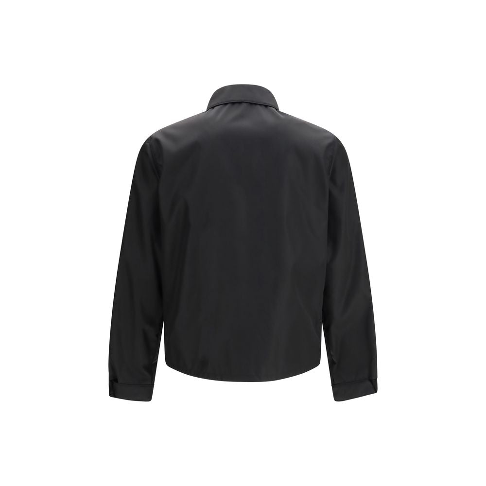 Prada Black Re-Nylon Full-Length Jacket for Men