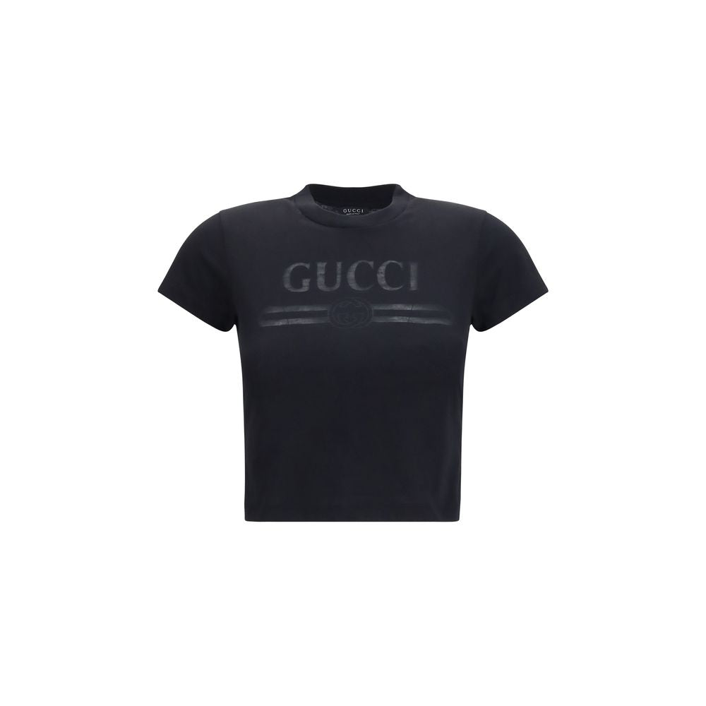T-shirt Gucci en coton noir