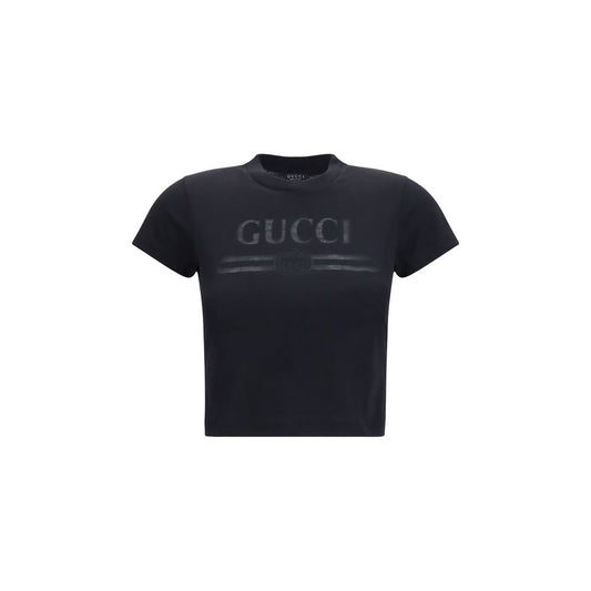 T-shirt Gucci en coton noir