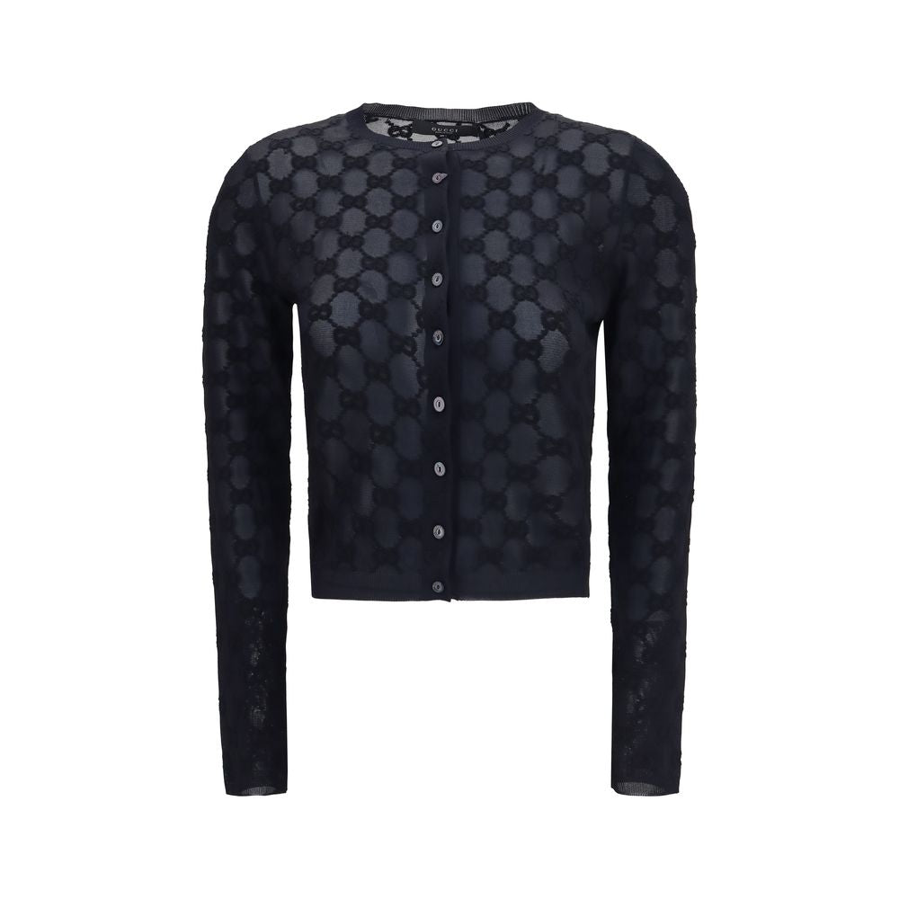 Cardigan Gucci en viscose noir