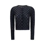 Cardigan Gucci en viscose noir
