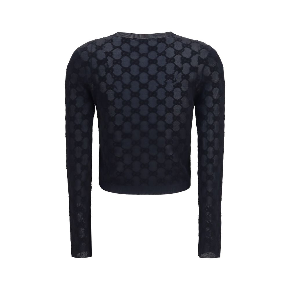 Cardigan Gucci en viscose noir