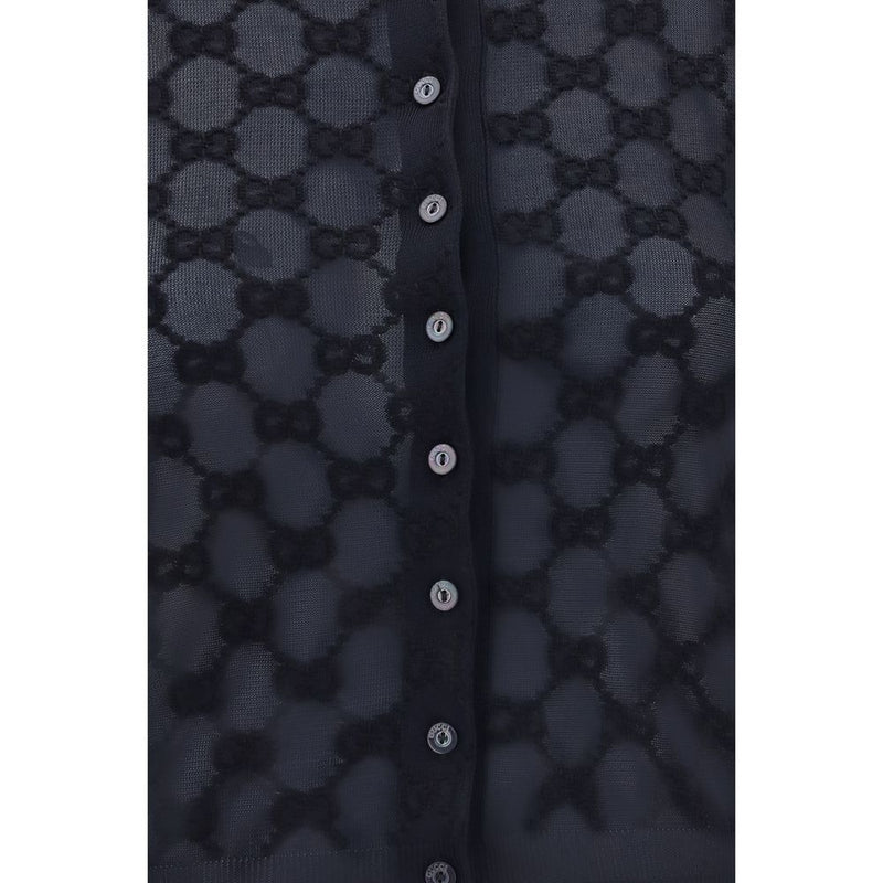 Gucci Black Viscose Cardigan