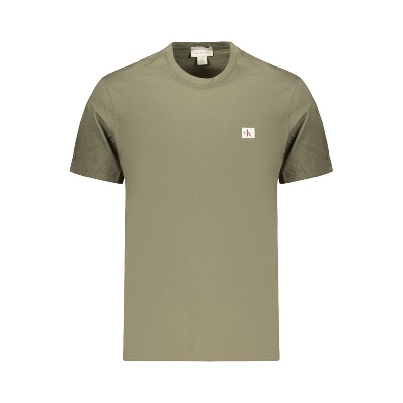 Calvin Klein Green Cotton Men's T-Shirt