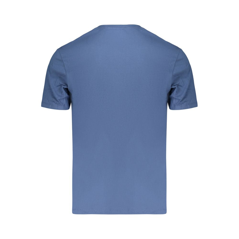 Calvin Klein Blue Cotton Men's T-Shirt - Comfort Meets Style
