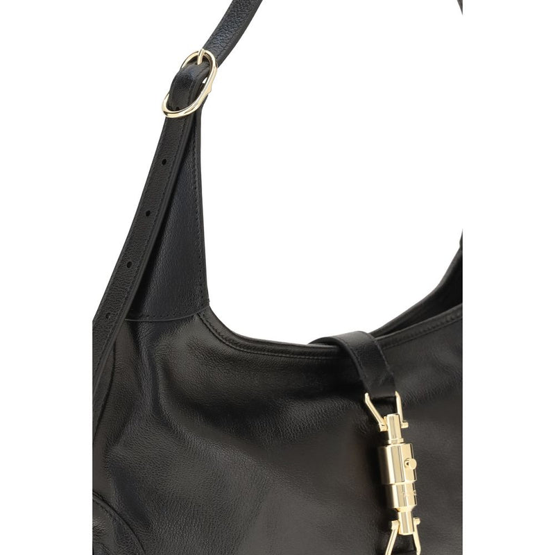 Gucci Black Calf Leather Bos Taurus Shoulder Bag