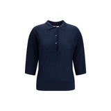 Lisa Yang Blue Cashmere Sweater