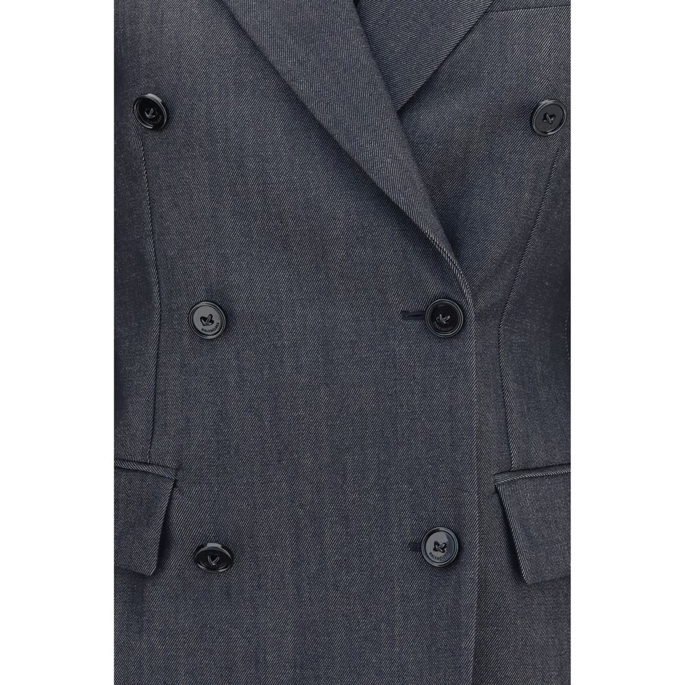 Balenciaga Blazer en Laine Grise Aries