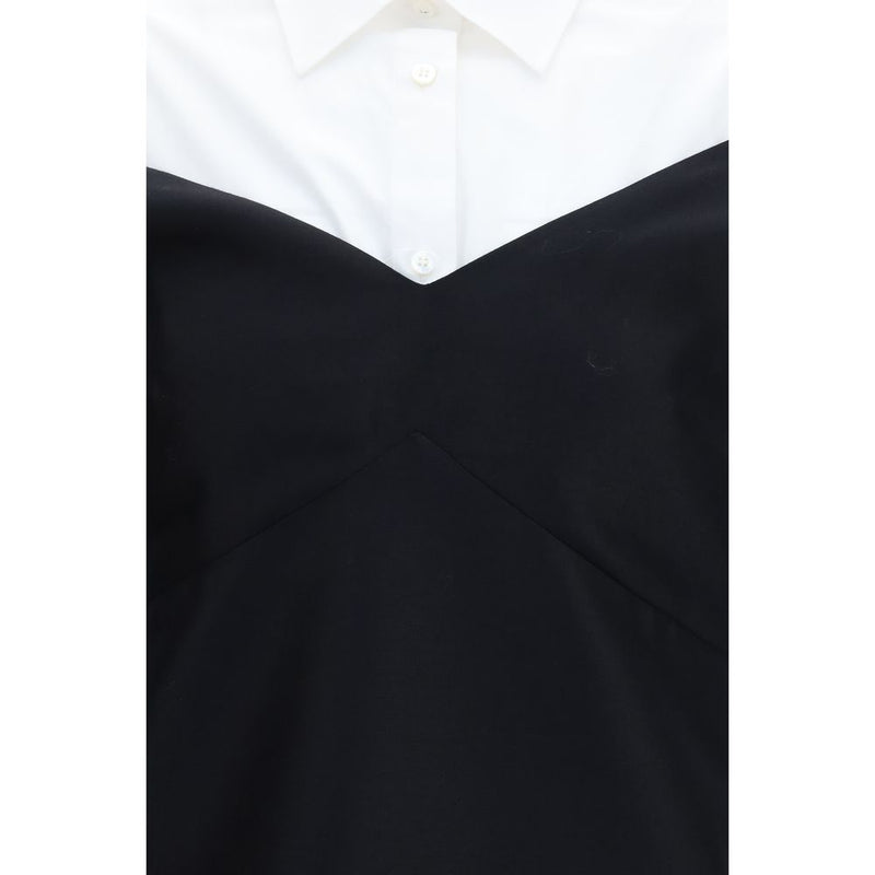 Robe Décontractée Balenciaga Oves Aries en Laine Noire