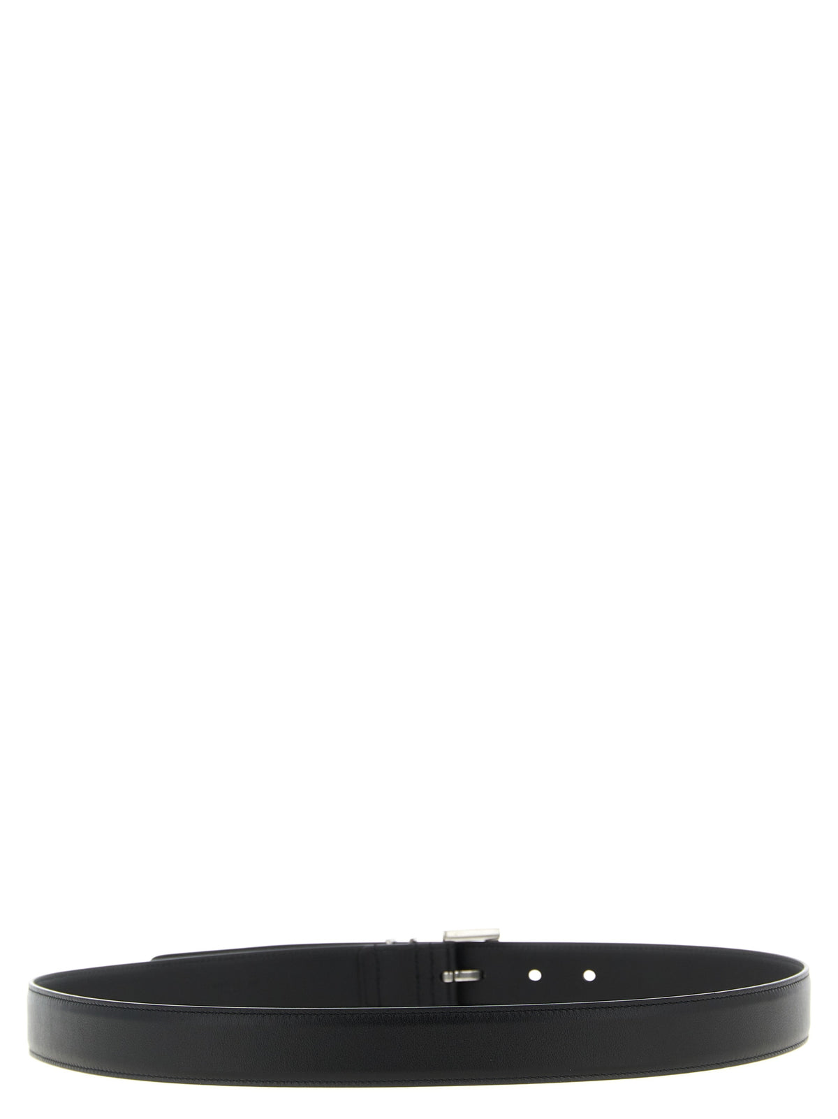 Saint Laurent Black Calfskin Regular Belt - Timeless Luxury