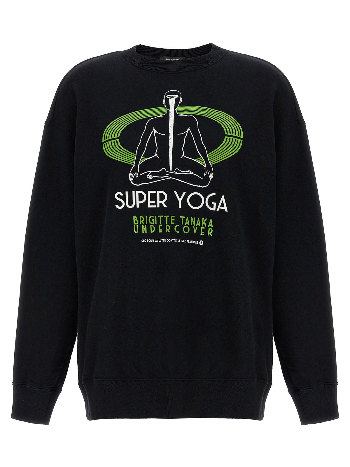 Undercover Black Cotton Sweatshirt
