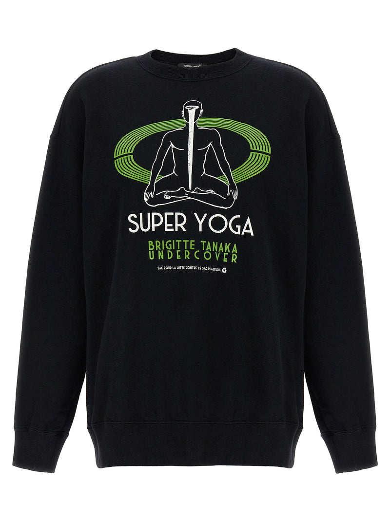 Undercover Black Cotton Sweatshirt