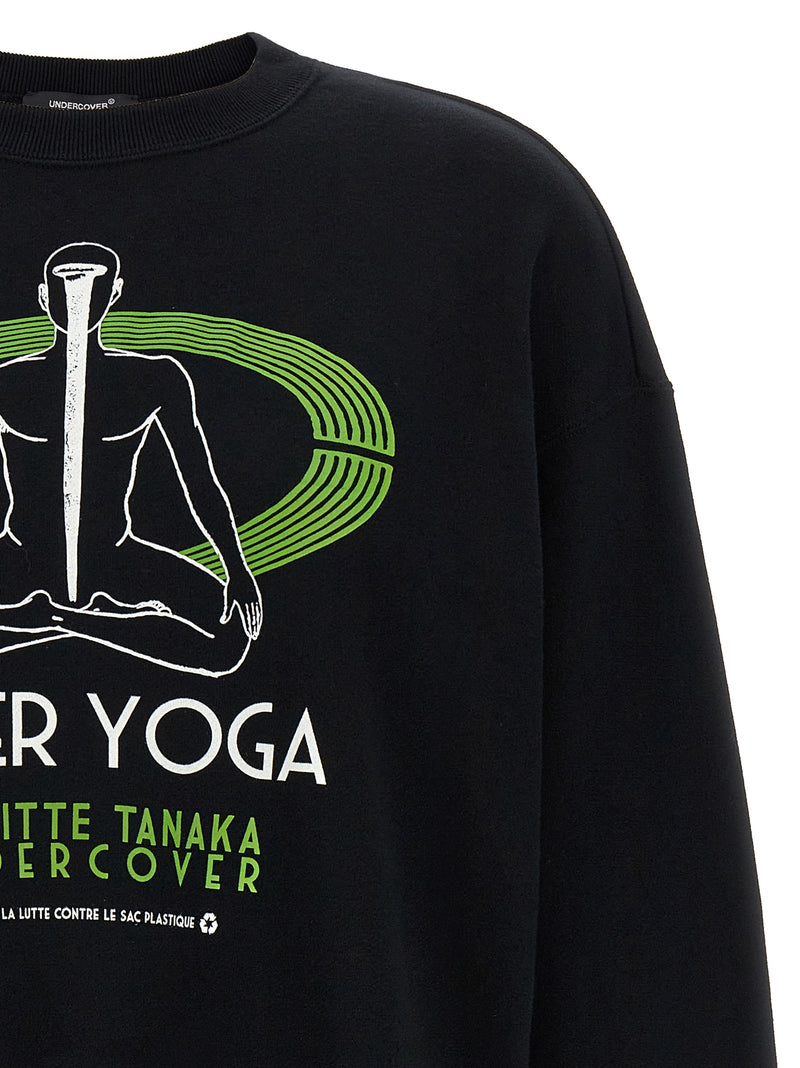 Undercover Black Cotton Sweatshirt