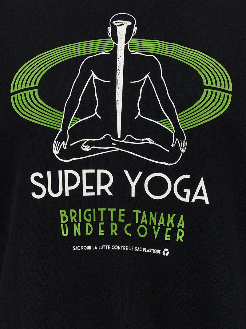 Undercover Black Cotton Sweatshirt