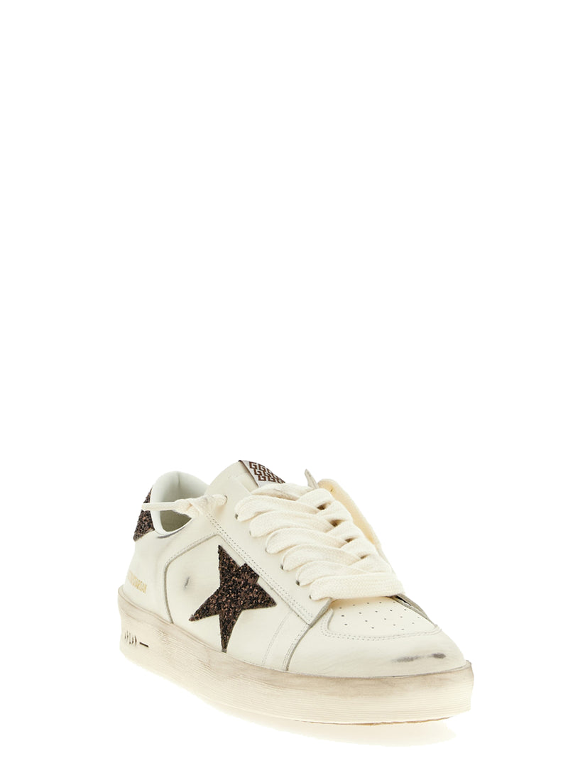 Baskets basses Golden Goose en cuir blanc