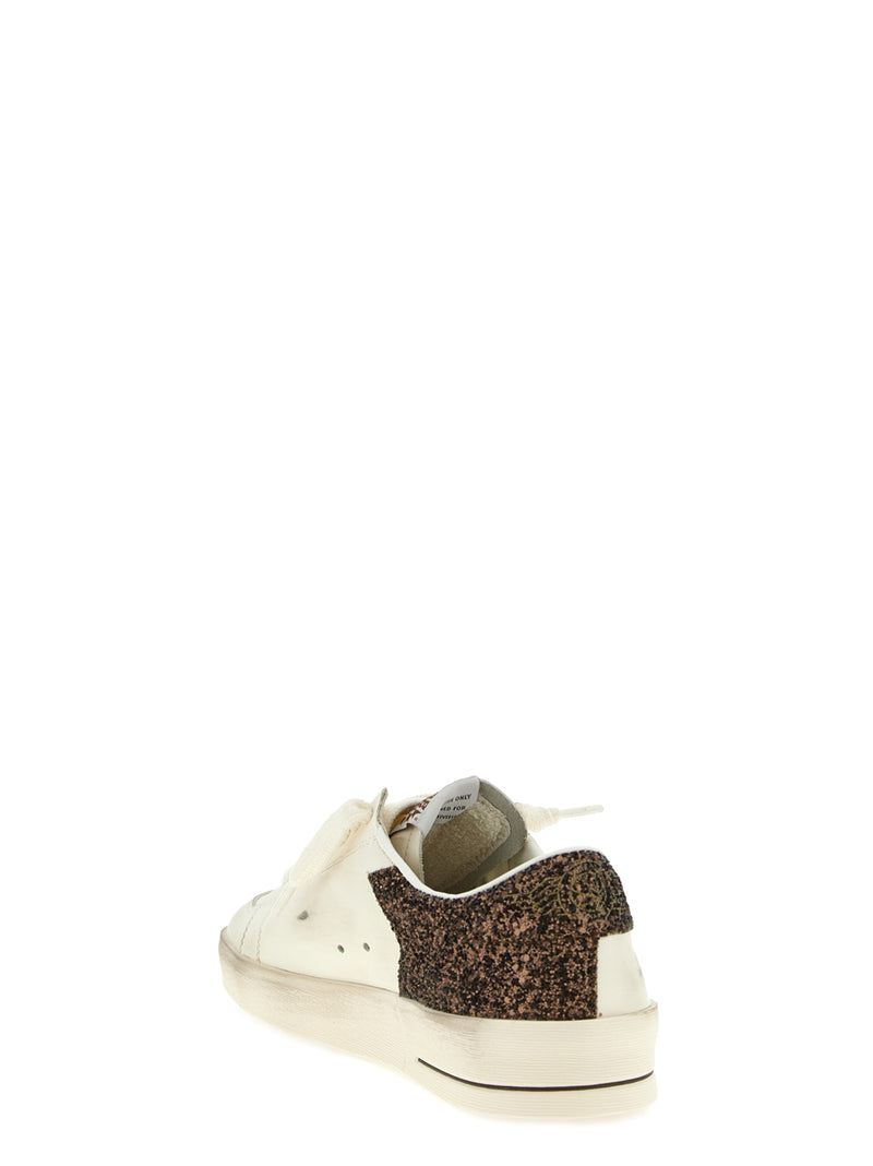 Baskets basses Golden Goose en cuir blanc
