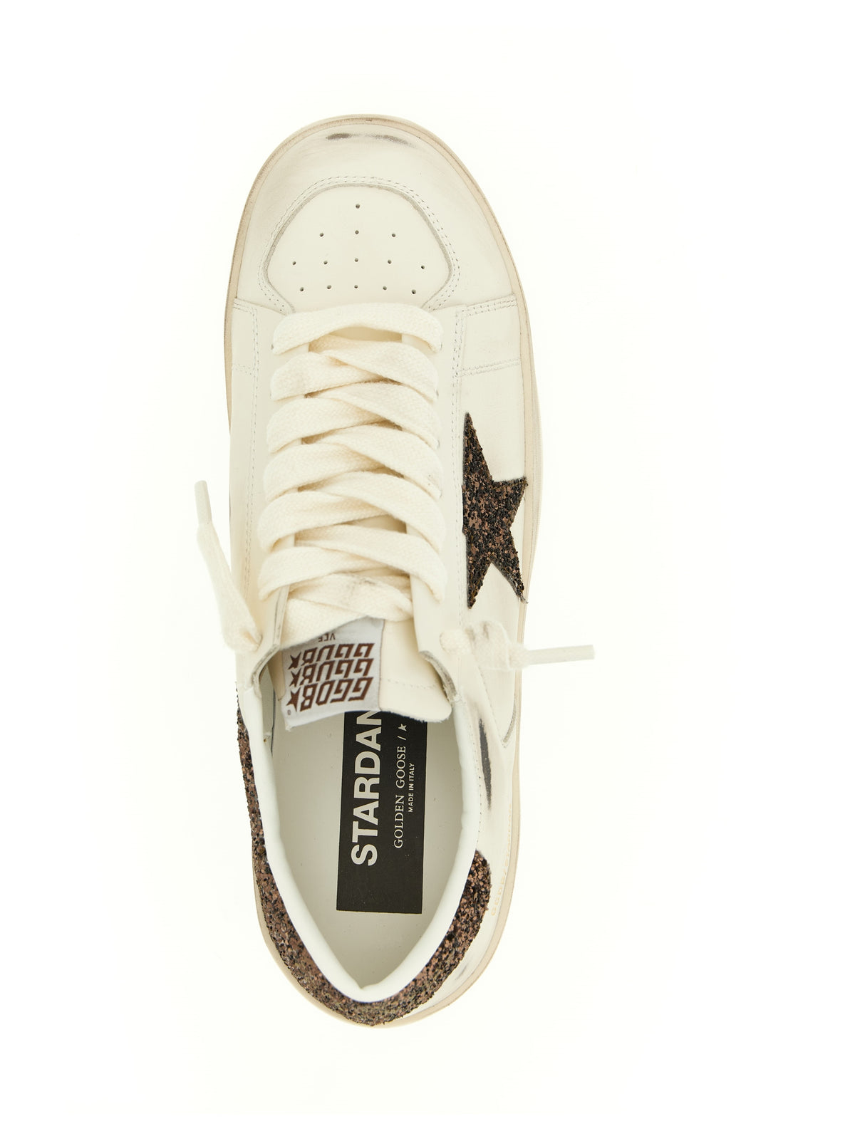 Baskets basses Golden Goose en cuir blanc