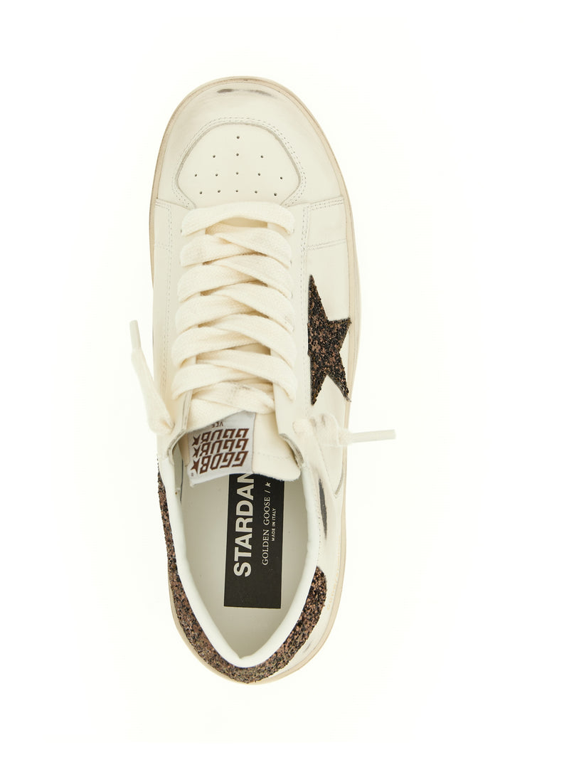 Baskets basses Golden Goose en cuir blanc