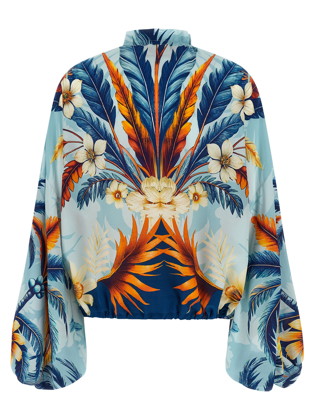 F.R.S. - FOR RESTLESS SLEEPERS Blouse en soie bleue