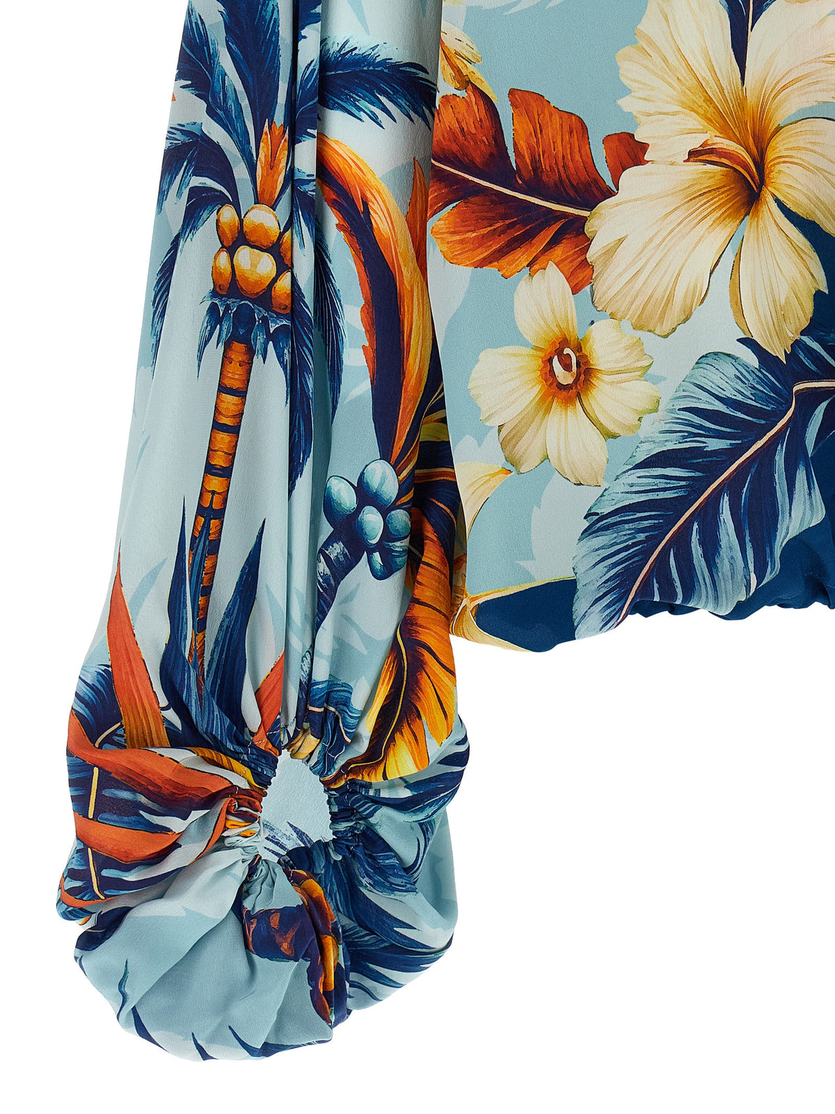F.R.S. - FOR RESTLESS SLEEPERS Blouse en soie bleue