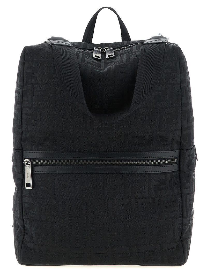 Fendi Black Polyamide Backpack