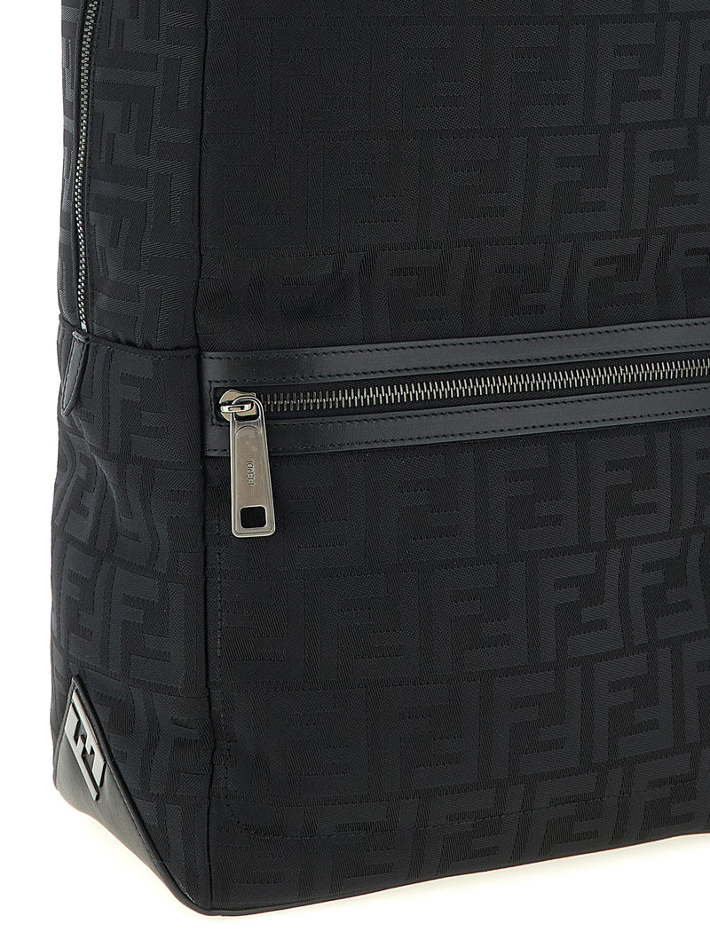 Fendi Black Polyamide Backpack
